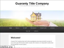 Sites similar to guarantytitlecompany.com