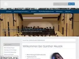 Sites similar to guenther-akustik.de