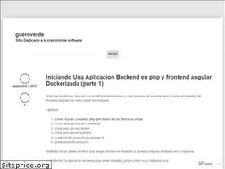 Sites similar to gueroverde.wordpress.com