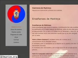 Sites similar to guerrerosdemaitreya.es