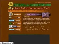 Sites similar to guerrillagardening.org