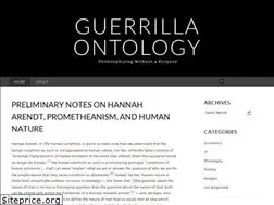 Sites similar to guerrillaontologies.com