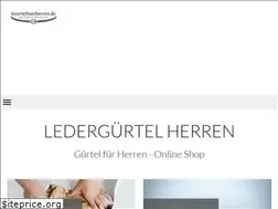 Sites similar to guertelfuerherren.de