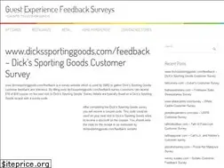 Sites similar to guestexperiencefeedback.com