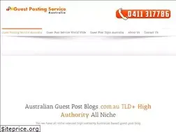 Sites similar to guestpostingserviceaustralia.com.au