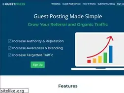 Sites similar to guestposts.com