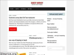 Sites similar to guestsurvey.info