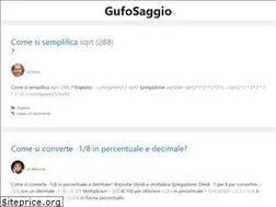 Sites similar to gufosaggio.net