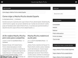 Sites similar to guiadeviajemachupicchu.com