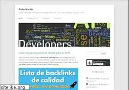 Sites similar to guiasvarias.com