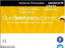 Sites similar to guiatelefonica.com.ec