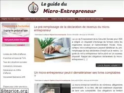 Sites similar to guide-du-micro-entrepreneur.fr