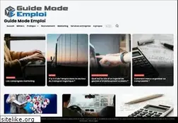 Sites similar to guide-mode-emploi.com