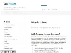 Sites similar to guide-prenoms.com