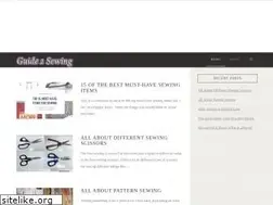Sites similar to guide2sewing.com