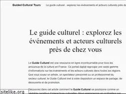 Sites similar to guidedculturaltours.com