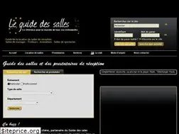 Sites similar to guidedessalles.com