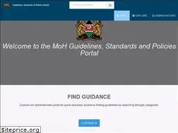 Sites similar to guidelines.health.go.ke