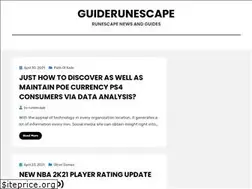 Sites similar to guiderunescape.com