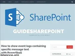 Sites similar to guidesharepoint.wordpress.com