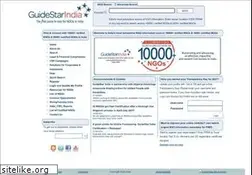 Sites similar to guidestarindia.org