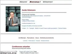 Sites similar to guidohulsmann.com