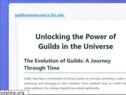 Sites similar to guilduniverse.com