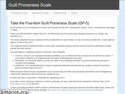 Sites similar to guiltproneness.org