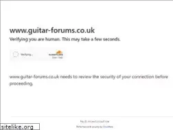 Sites similar to guitar-forums.co.uk
