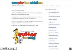 Sites similar to guitar-in-a-nutshell.com