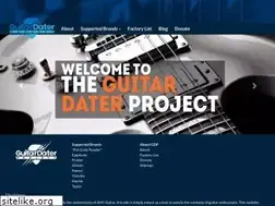 Sites similar to guitardataproject.org