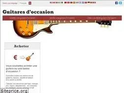 Sites similar to guitares-occasion.com