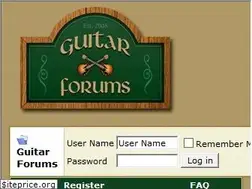 Sites similar to guitarforums.com