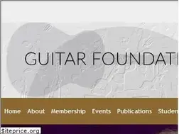 Sites similar to guitarfoundation.org