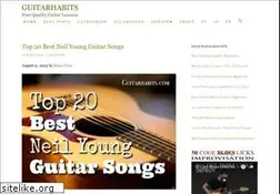 Sites similar to guitarhabits.com