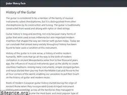 Sites similar to guitarhistoryfacts.com