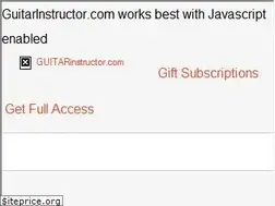 Sites similar to guitarinstructor.com
