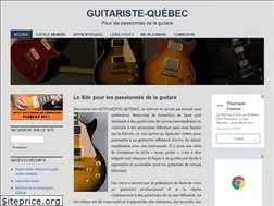 Sites similar to guitaristequebec.ca