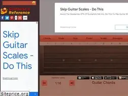 Sites similar to guitaristsreference.com