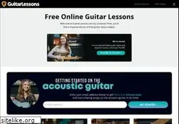 Sites similar to guitarlessons.com
