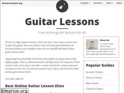 Sites similar to guitarlessons.org