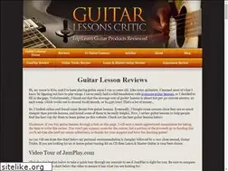 Sites similar to guitarlessonscritic.com