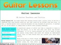 Sites similar to guitarlessonz.uk