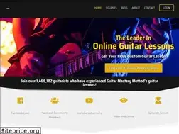 Sites similar to guitarmasterymethod.com