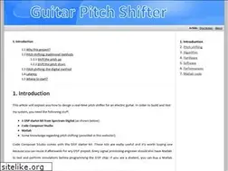 Sites similar to guitarpitchshifter.com