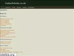 Sites similar to guitarscholar.co.uk