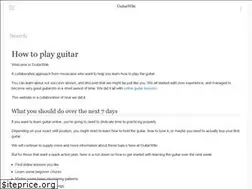 Sites similar to guitarwiki.com