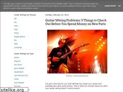 Sites similar to guitarwiring.blogspot.com