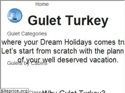 Sites similar to guletturkey.com