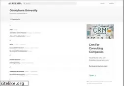 Sites similar to gumushane.academia.edu